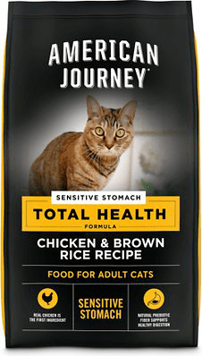 American Journey Sensitive Stomach Total Health Formula Chicken Brown Rice Recipe Cat Food Review